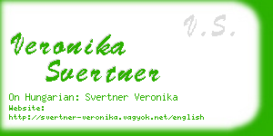 veronika svertner business card